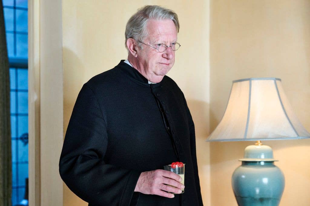 Mark Williams in a still image from Father Brown
