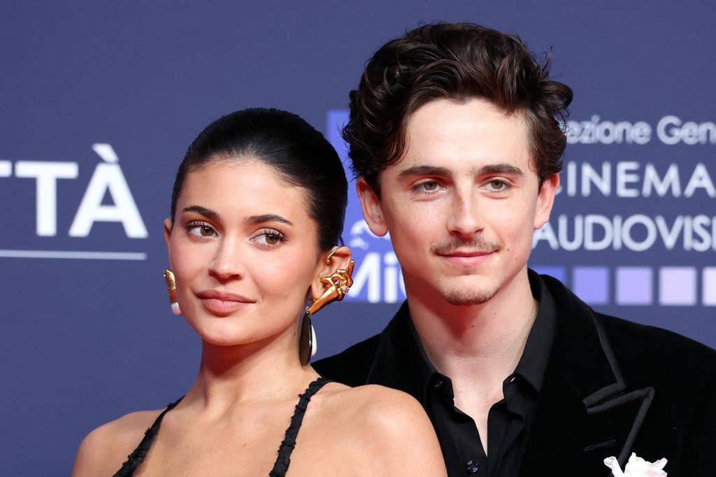 Kylie and Timothée Chalamet onthe red carpet in May 20205
