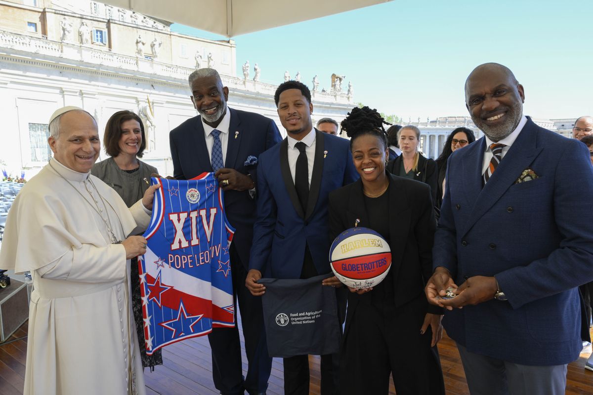 They later presented him with his own jersey 