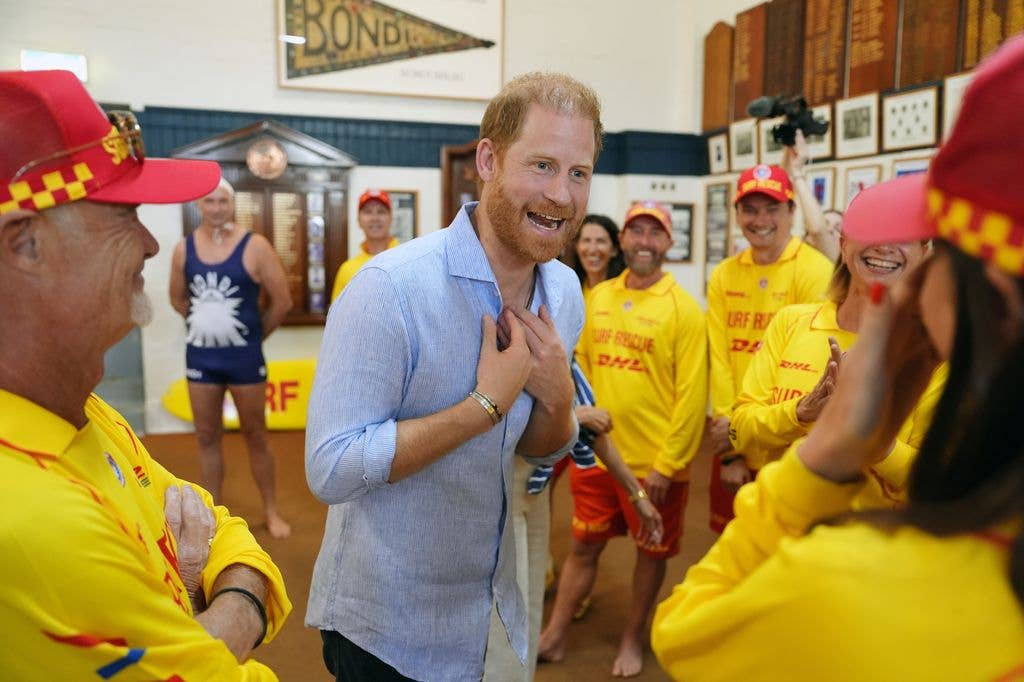 prince harry speaking bondi