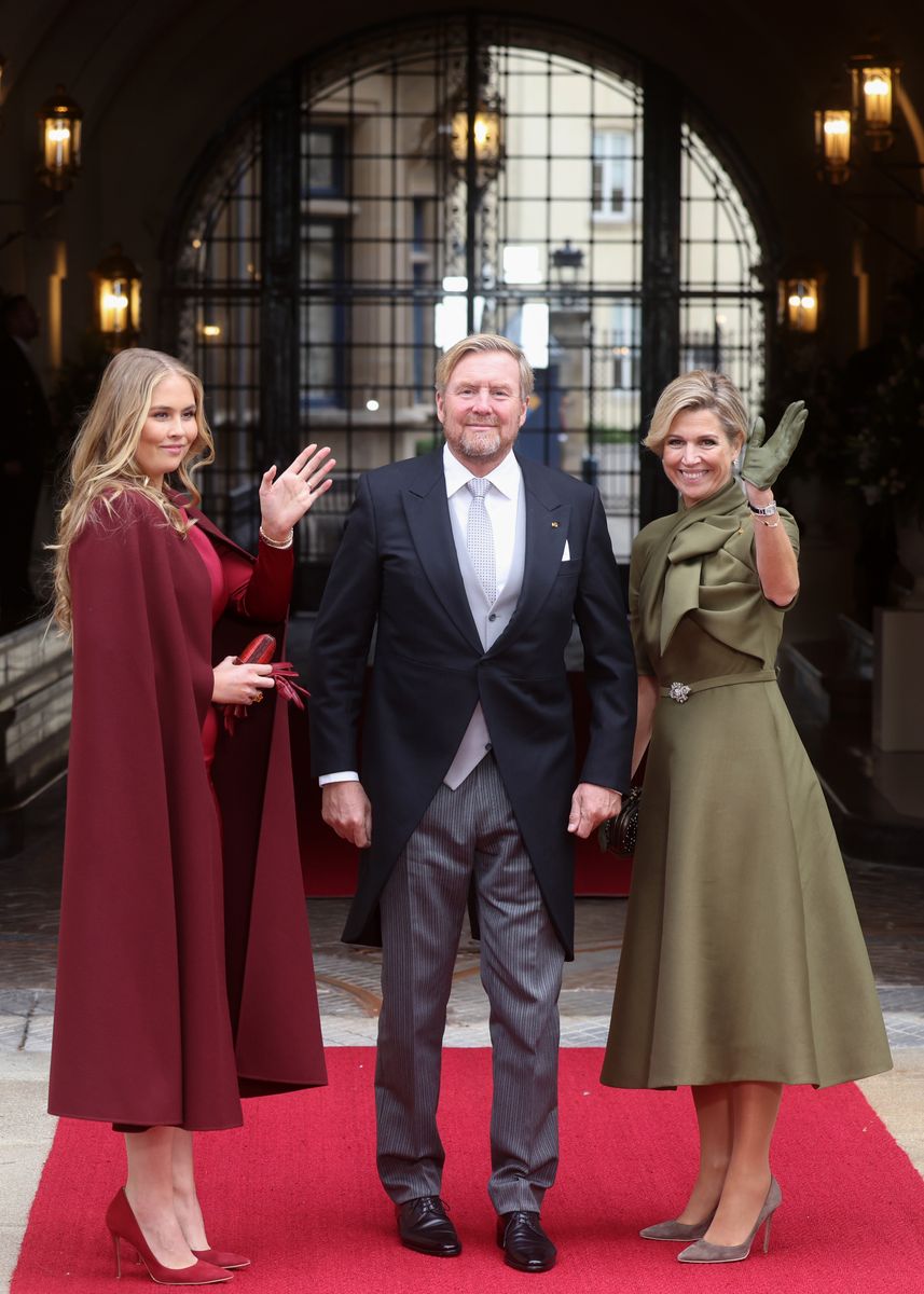Máxima stood out for her elegance upon arriving at the Grand Ducal Palace.