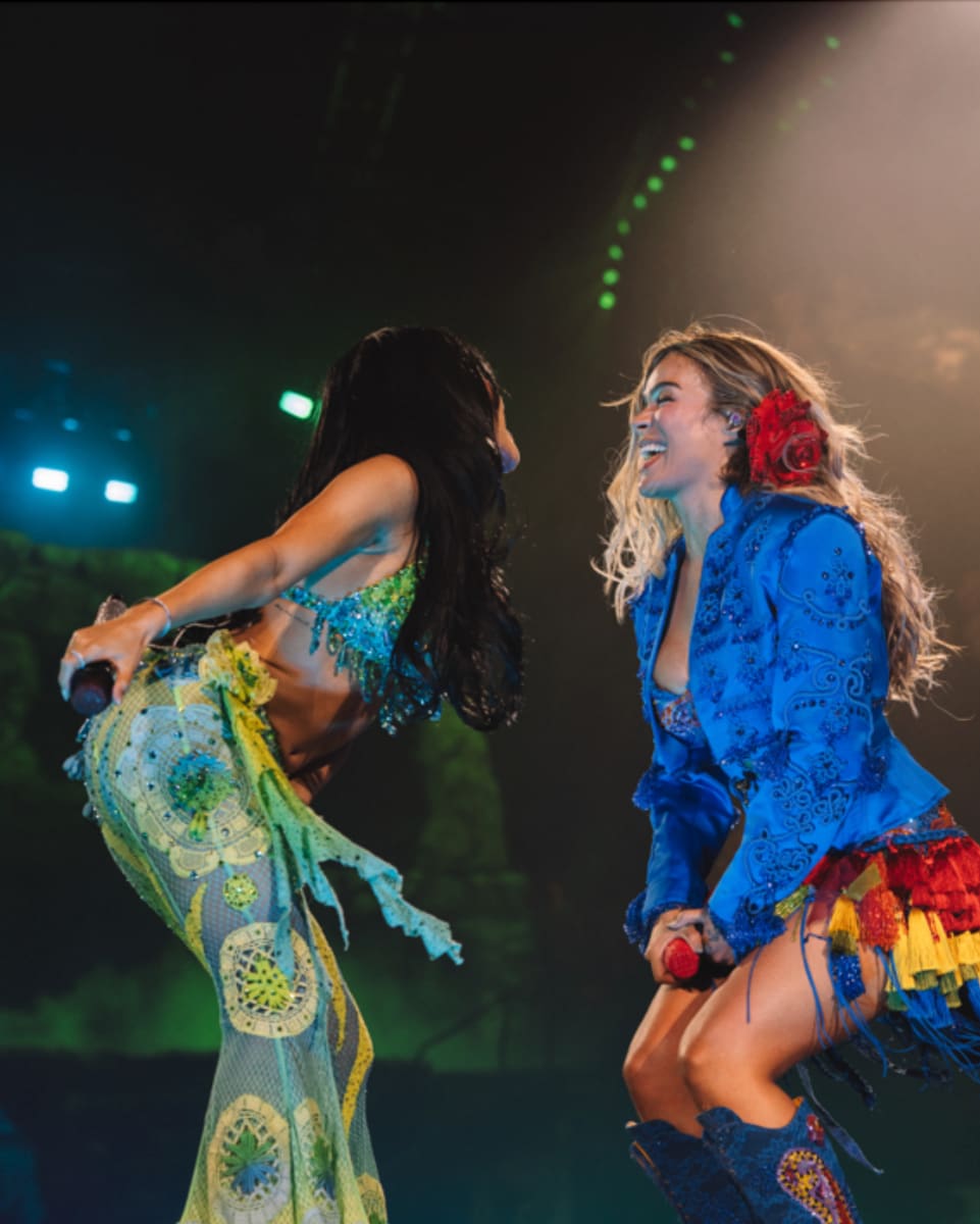 Mexican-American Becky G was one of her surprise guests