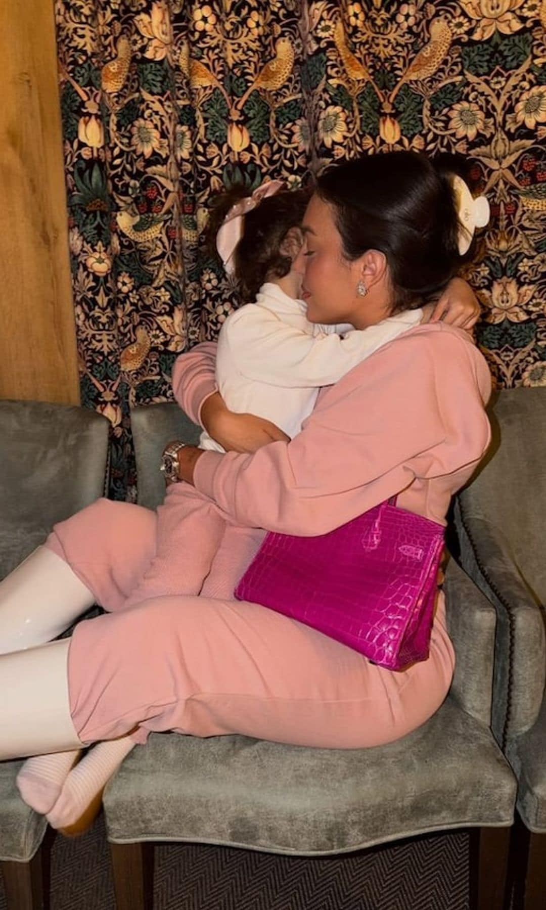 Georgina shared an adorable photo with her daughter, with the two wearing matching outfits