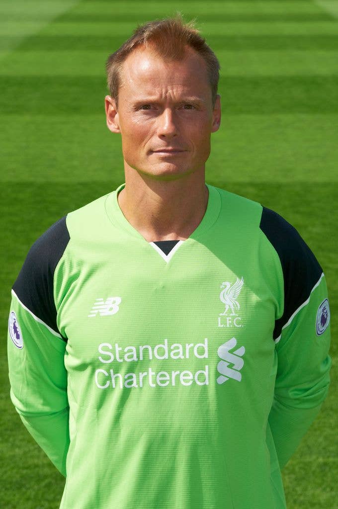 Alex Manninger of Liverpool poses for a portrait at Melwood Training Ground on August 5, 2016 in Liverpool, England