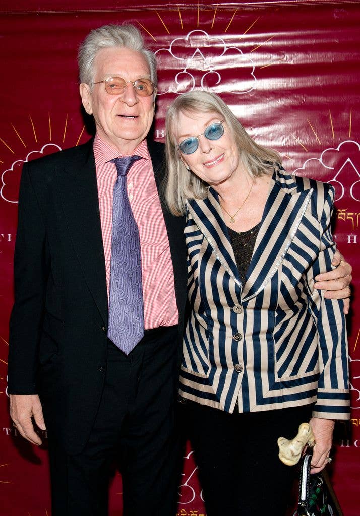 Dr. Robert Thurman and Nena Thurman attend the 11th annual Tibet House US Benefit Auction at Christie's Auction House on December 16, 2013 in New York City.  (Photo by Noam Galai/WireImage)