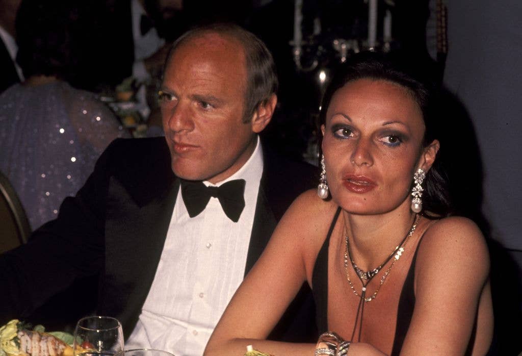 Barry Diller and Diane Von Furstenberg during "Family Plot" Los Angeles Premiere at Century Plaza in Los Angeles, California, United States, 1974