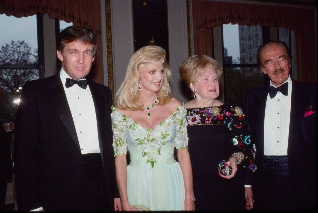 Donald Trump, Ivana Trump, Mary Trump and Fred Trump 