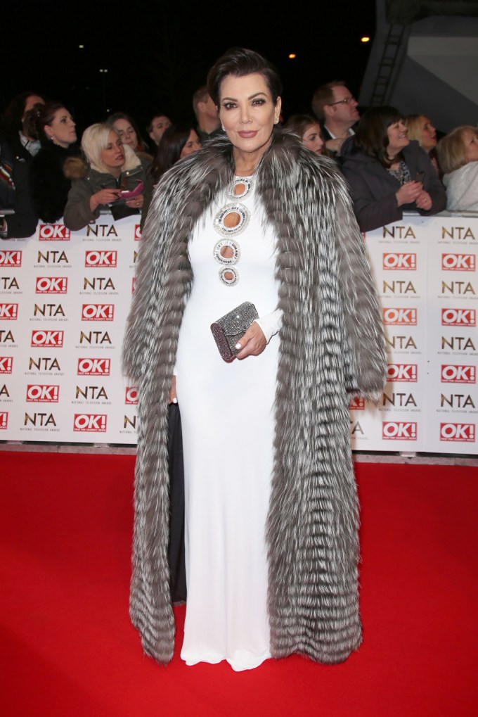 Kris Jenner At The National Television Awards
