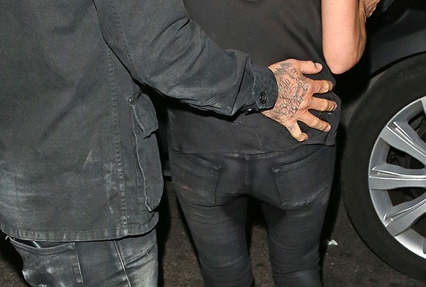 Victoria Beckham and David Beckham show off PDA