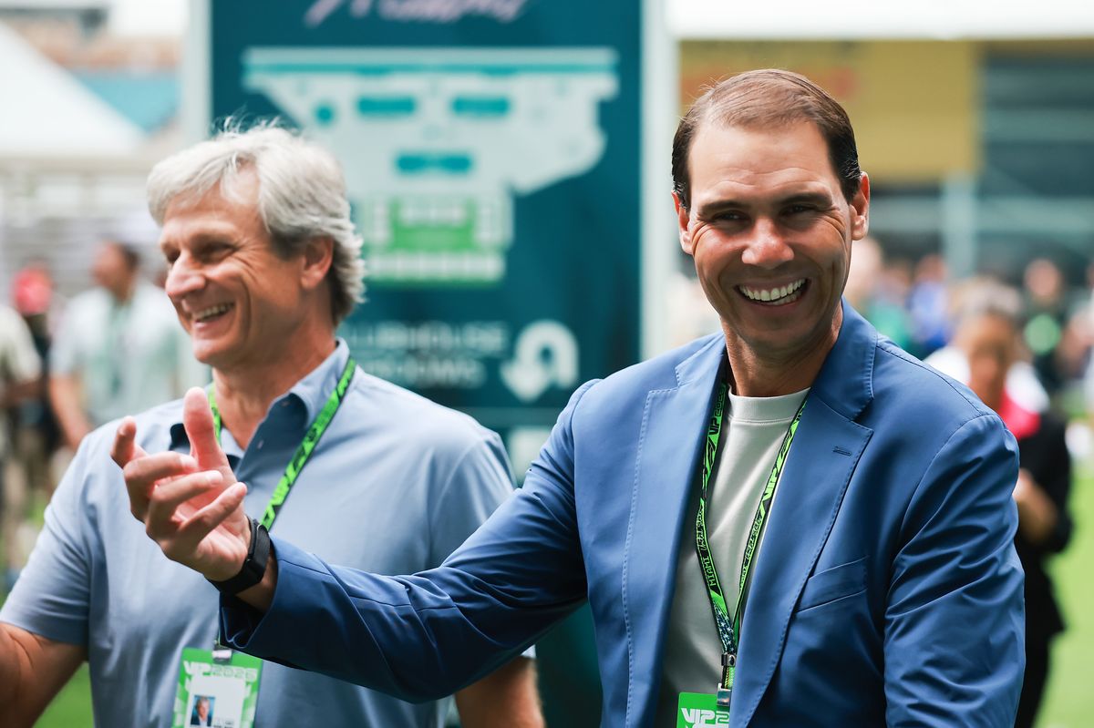 Nadal was one of the guests at this year's Miami Grand Prix