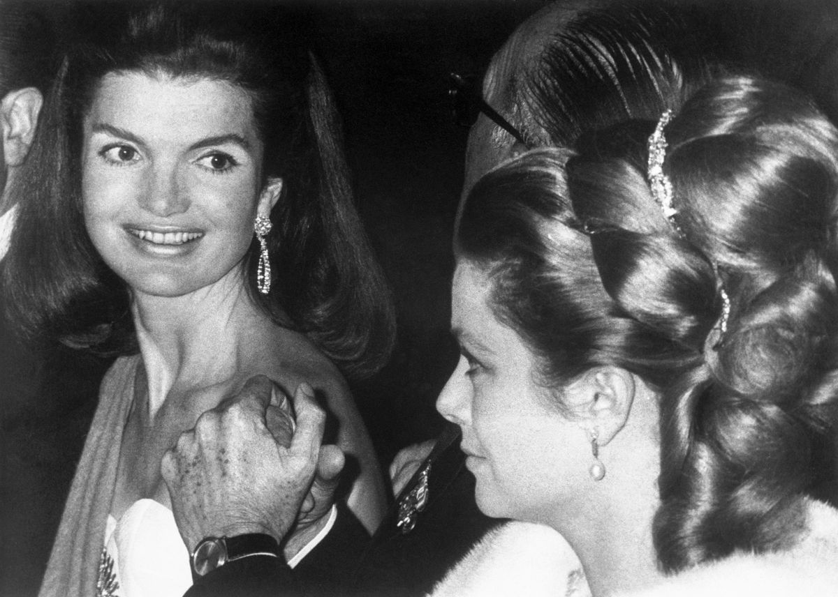 Grace of Monaco and Jacqueline Kennedy at a Spanish gala