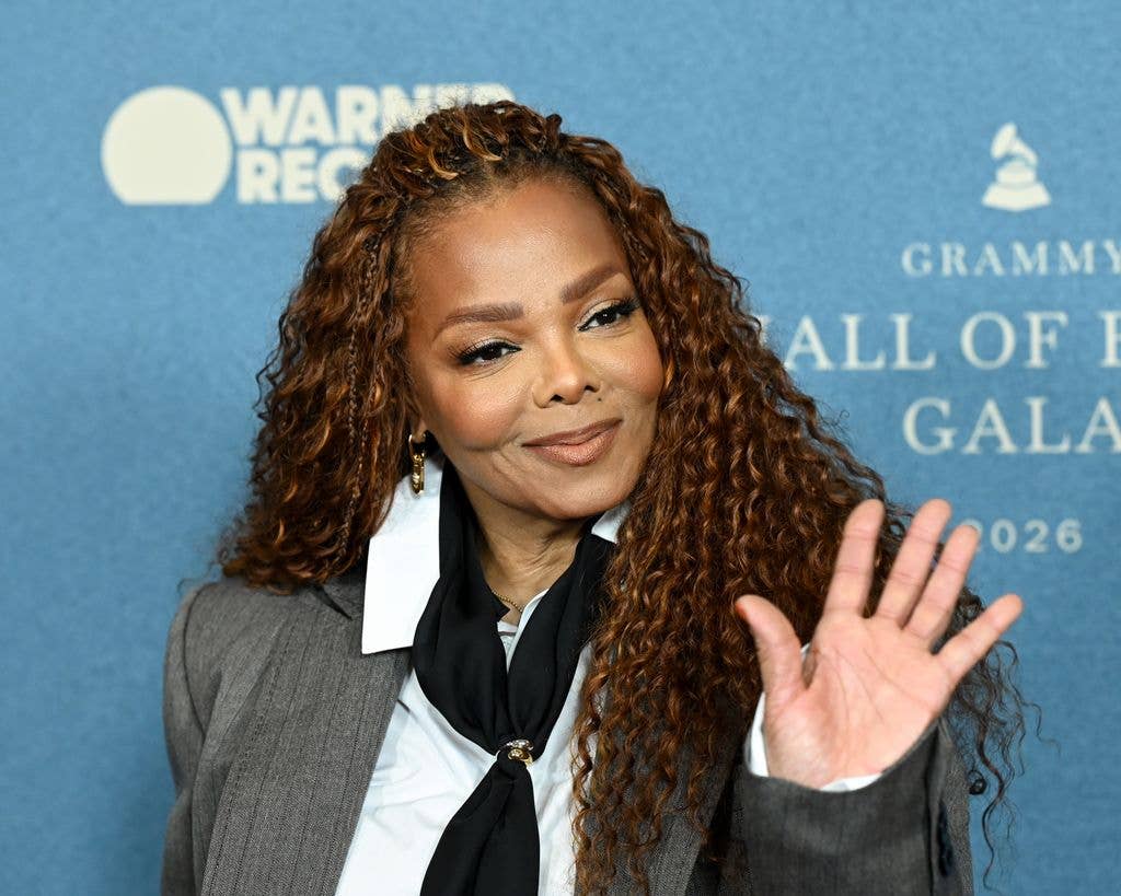 janet jackson waving grammys