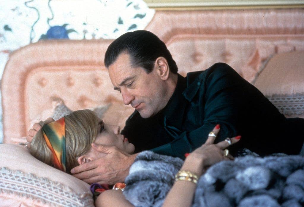 Sharon and Robert De Niro from the film 'Casino', 1995