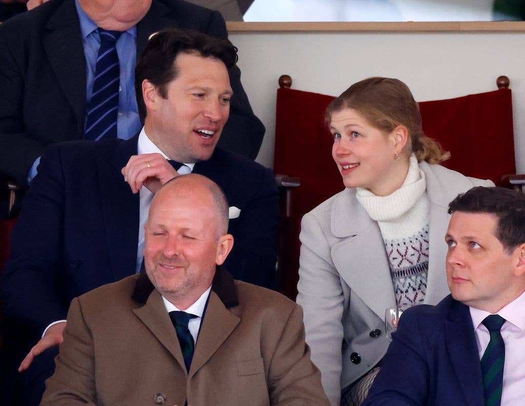 A photo of Lady Louise Windsor and Lieutenant Colonel Jonny Thompson