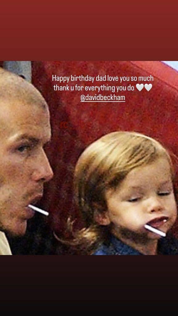 Romeo shared adorable tributes to his dad online 