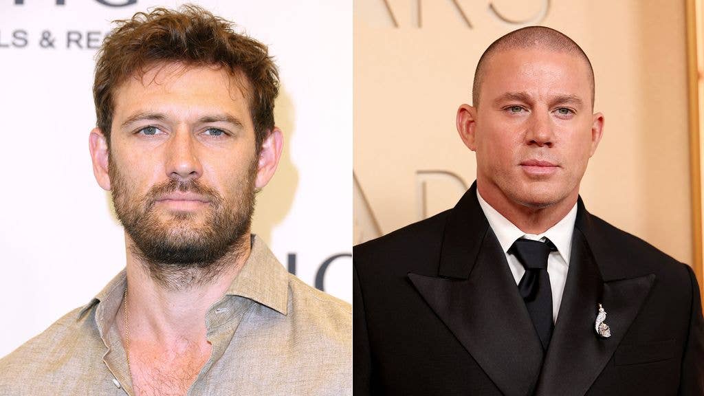 split photo of Alex Pettyfer and Channing Tatum