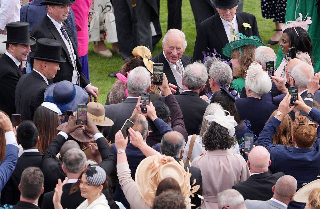 Hundreds of people attended the Garden Party at Buckingham Palace