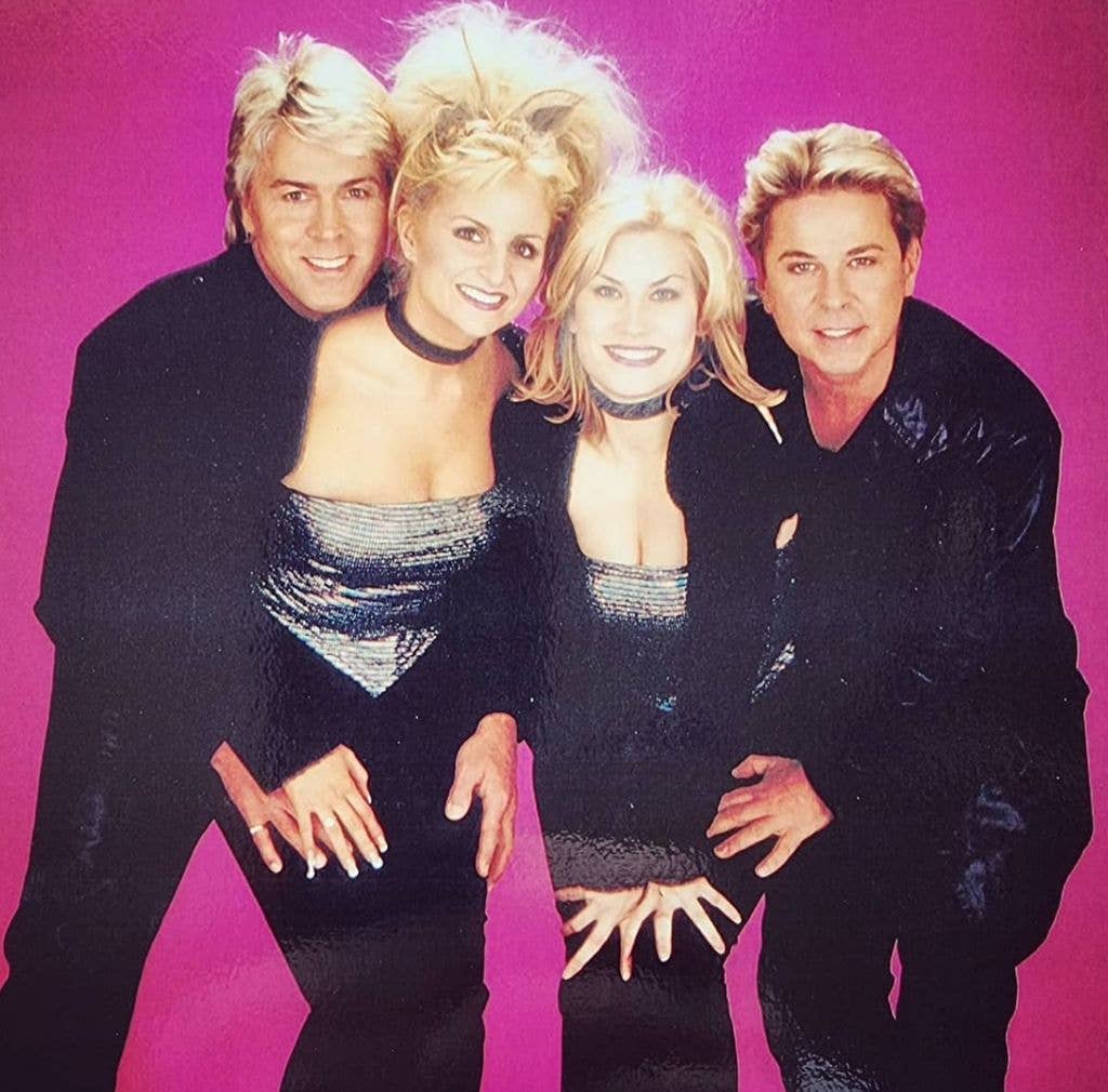 Sally in her Bucks Fizz days
