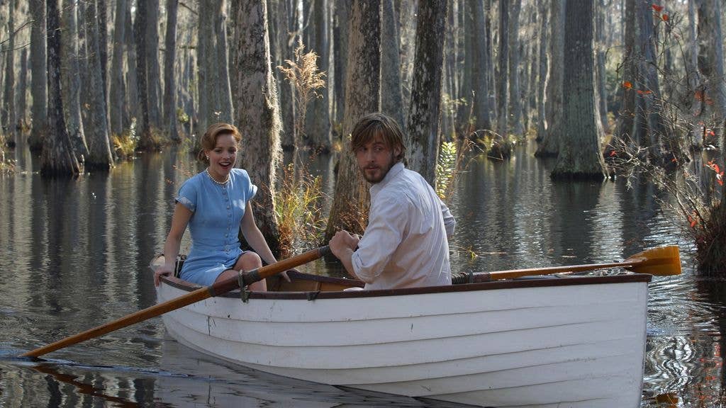 Ryan Gosling and Rachel McAdams in The Notebook