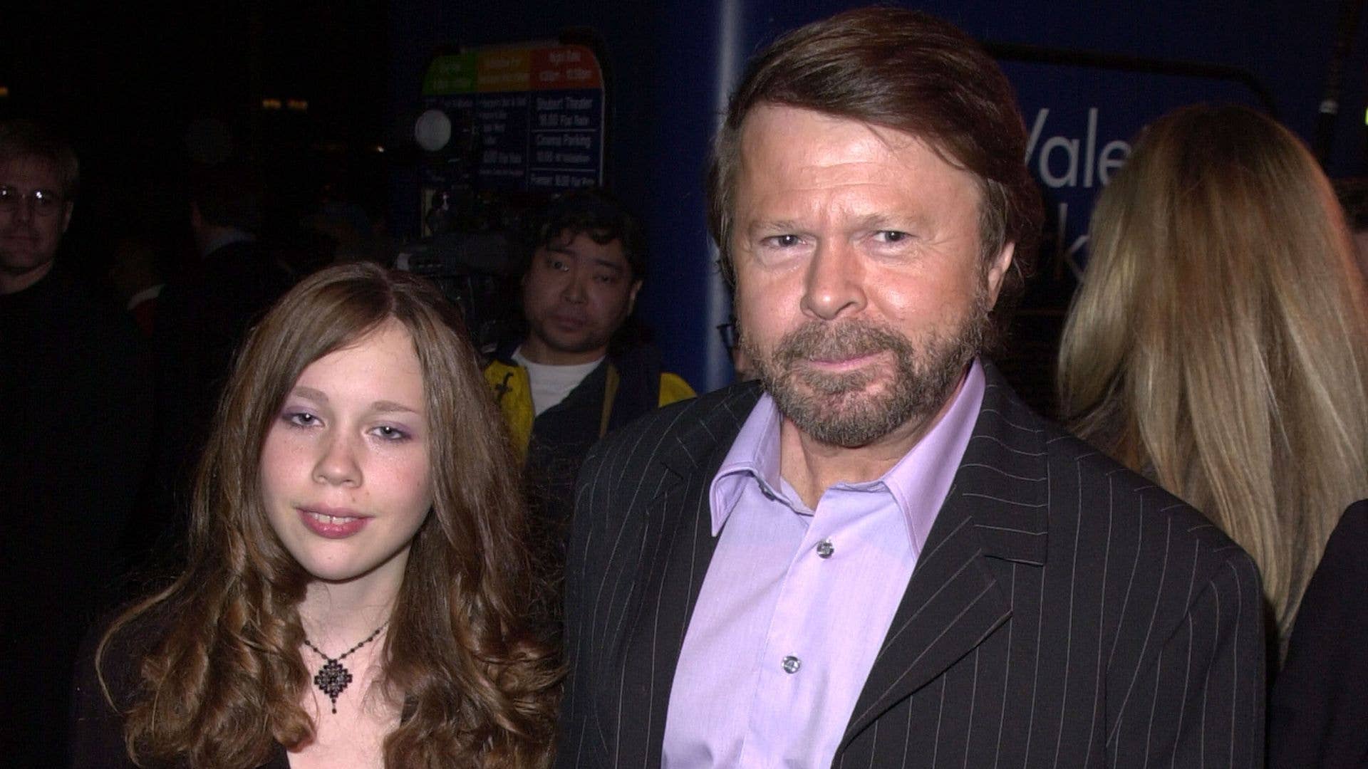 Bjorn Ulvaeus with his daughter