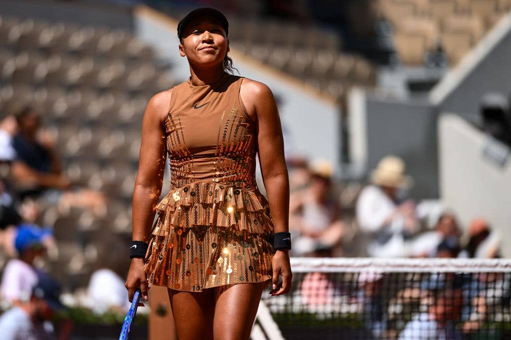 naomi osaka french open gold look