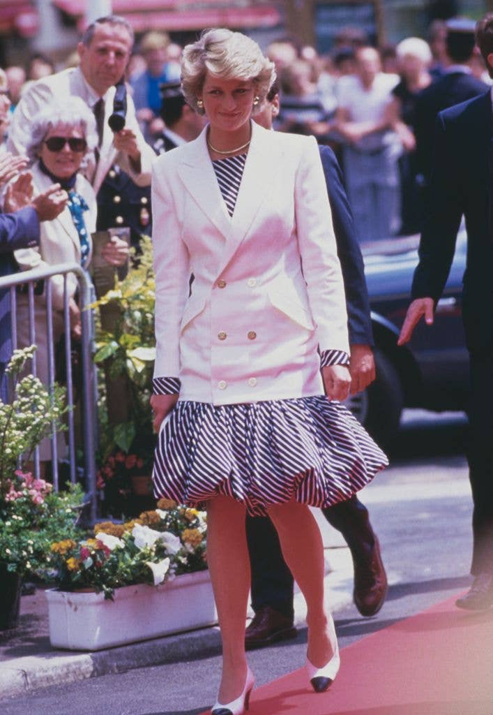 Princess Diana loved the puffball skirt trend back in the eighties