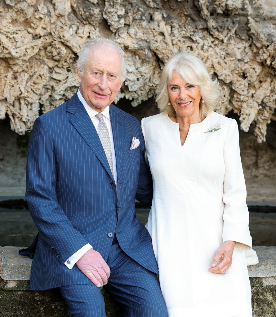Official photograph of King Charles and Camilla on the occasion of their 20th wedding anniversary
