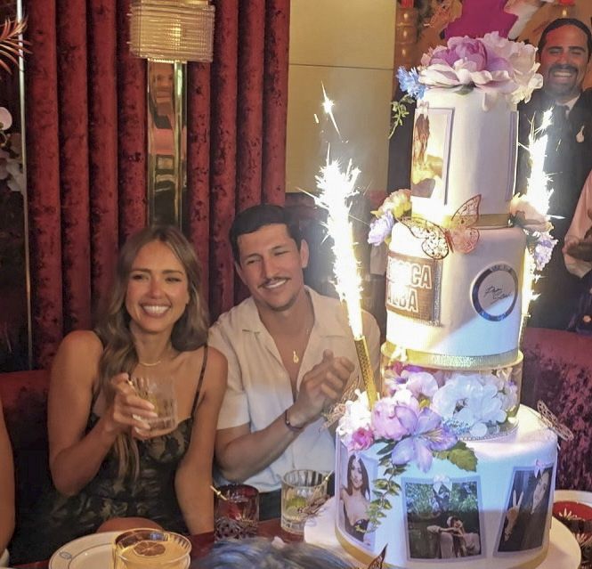  Surrounded by friends and invited guests, the actress appeared to be having an incredible time throughout the festive two-hour celebration.