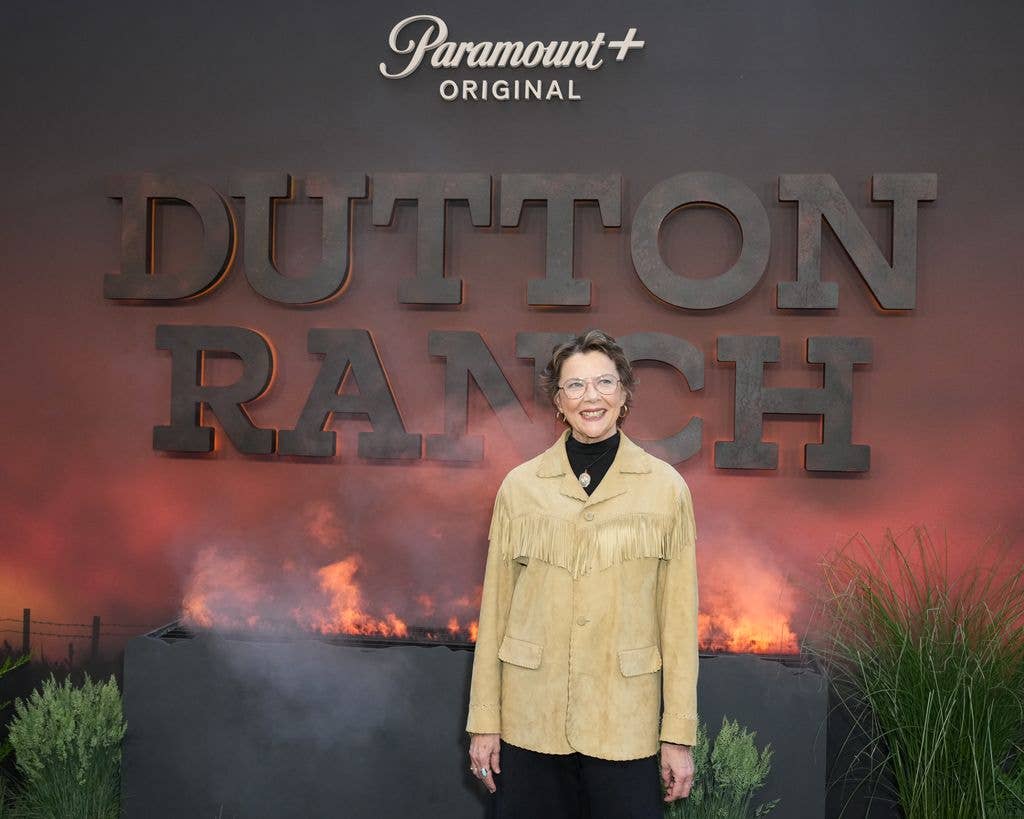 Annette Bening at the "Dutton Ranch" world premiere screening held at AMC Lincoln Square 13 on May 12, 2026 in New York, New York