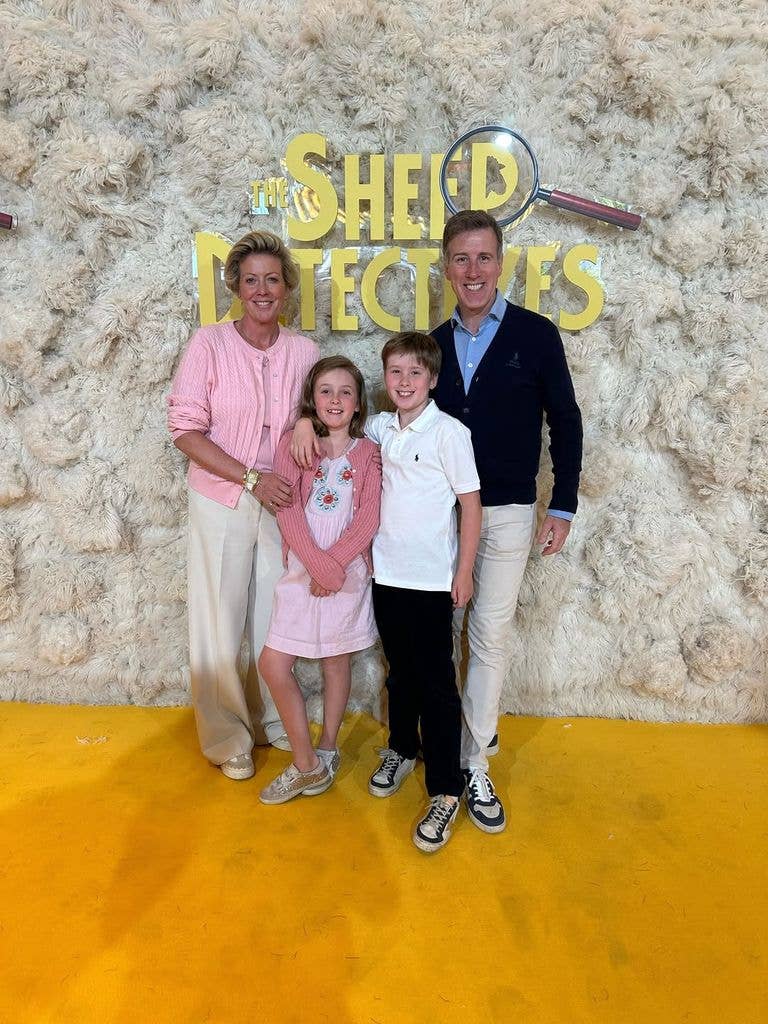 Anton Du Beke and his family