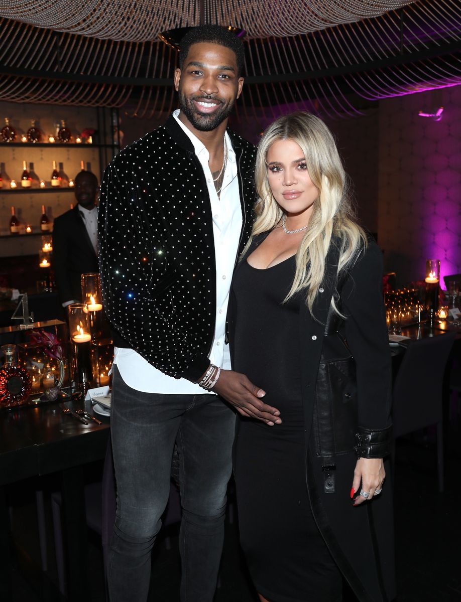 LOS ANGELES, CA - FEBRUARY 17: Tristan Thompson and Khloe Kardashian attend the Klutch Sports Group "More Than A Game" Dinner Presented by Remy Martin at Beauty & Essex on February 17, 2018 in Los Angeles, California. (Photo by Jerritt Clark/Getty Images for Klutch Sports Group)