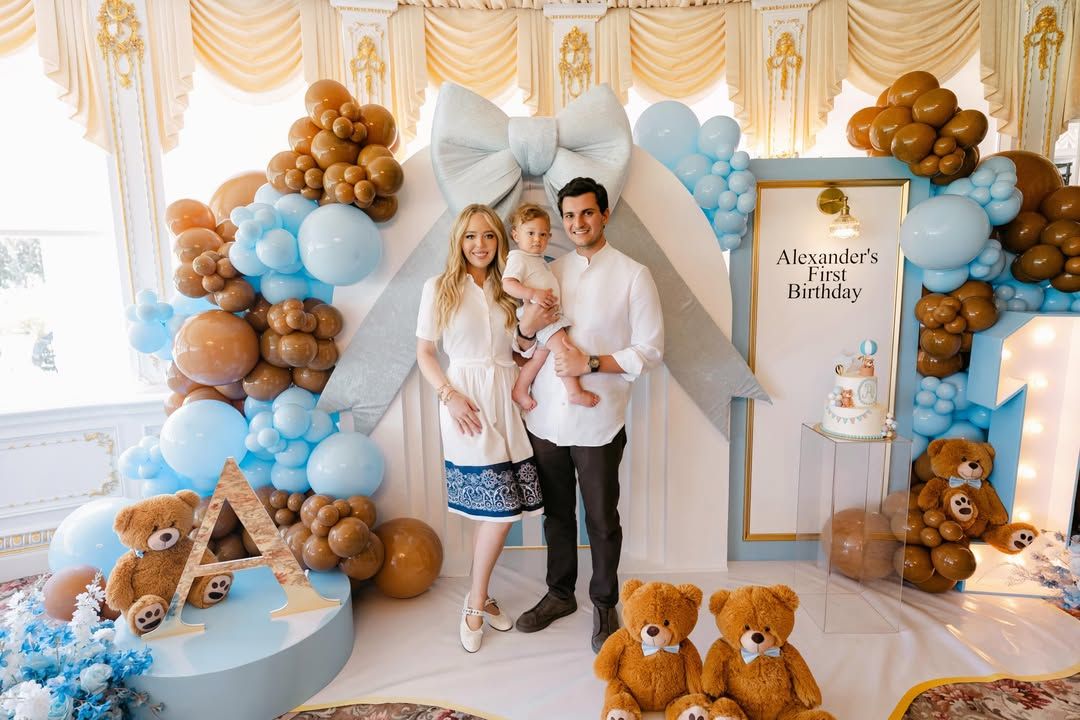 The family unit shared numerous photos of the occasion