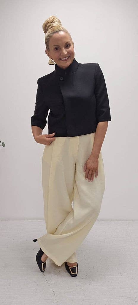 Sally in workwear mode - if you need help with your 9-5 style, she's got some great tips