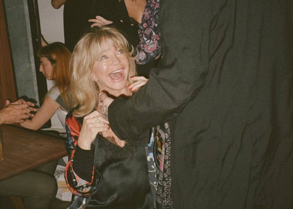 Kate's mum Goldie Hawn also joined the celebrations