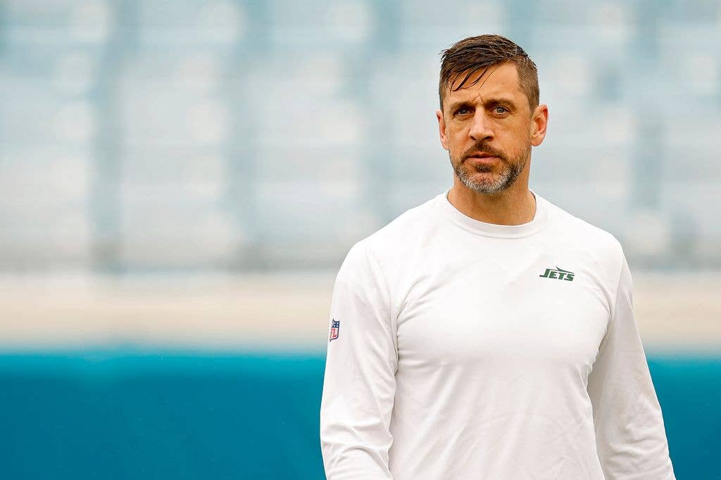 photo of aaron rodgers in white top