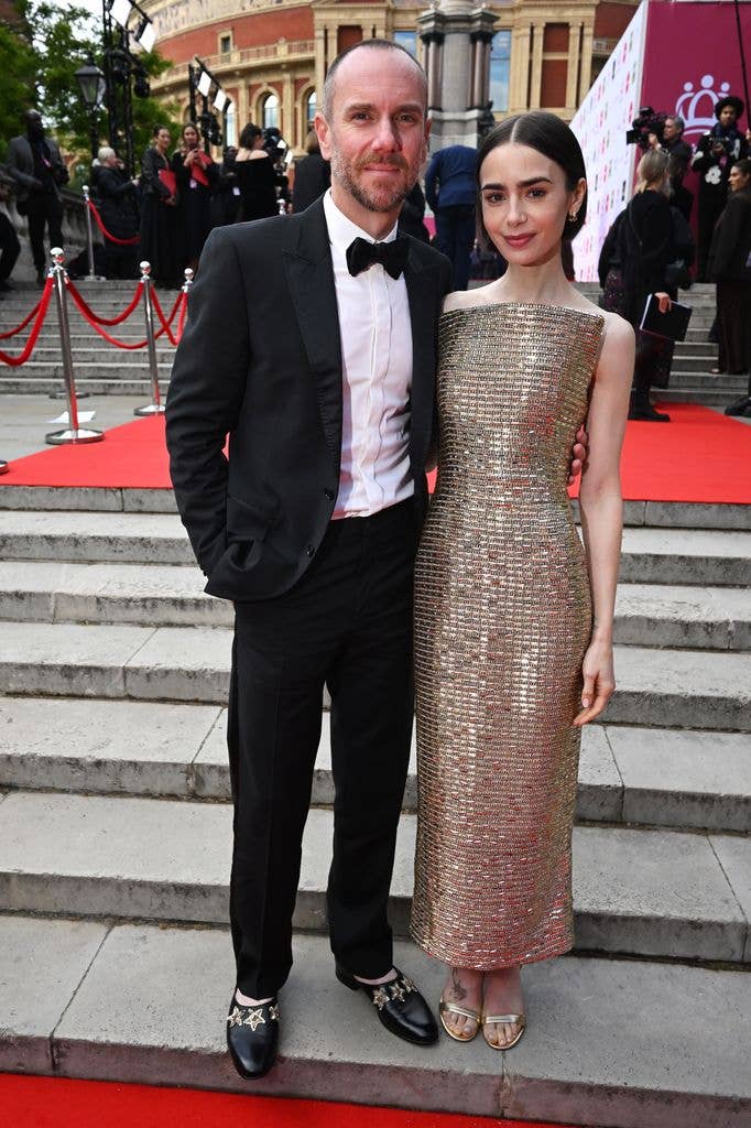 Charlie McDowell and Lily Collins 