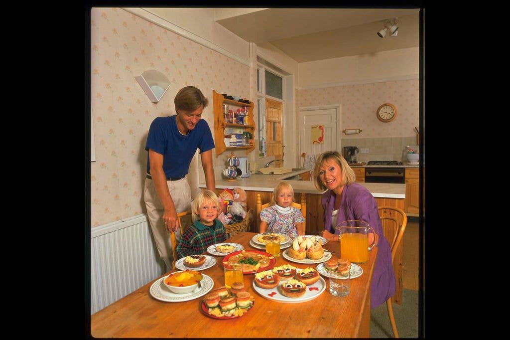 Richard and Judy with Jack and Chloe, circa 1988