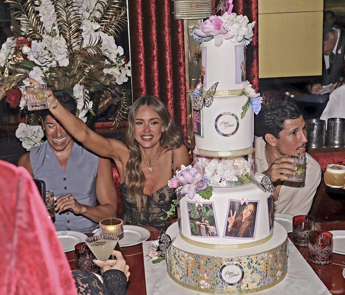 

Jessica Alba and boyfriend Danny Ramirez celebrated her 45th birthday in style during F1 weekend with a lavish dinner party at Papi Steak in Miami. 