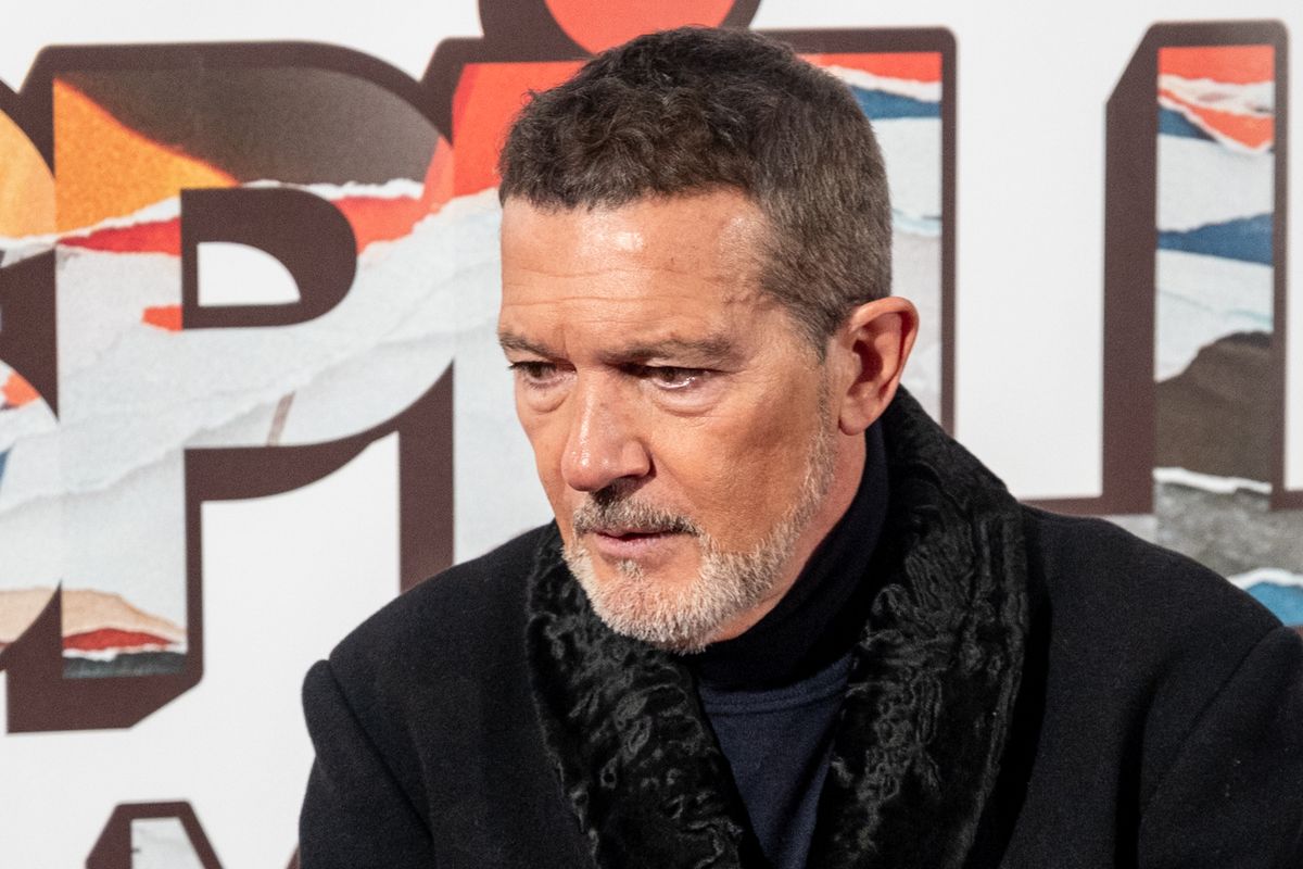 Antonio Banderas attends the "Godspell" photocall at Pavón Theater.