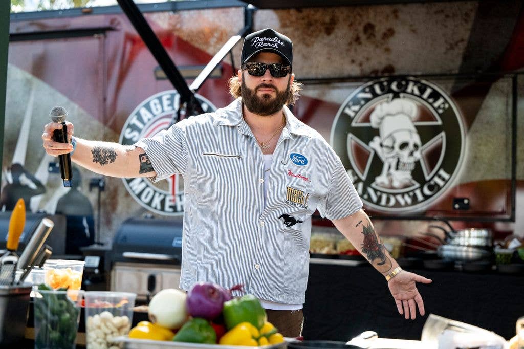 Nate at the Stagecoach Music Festival in April 2026