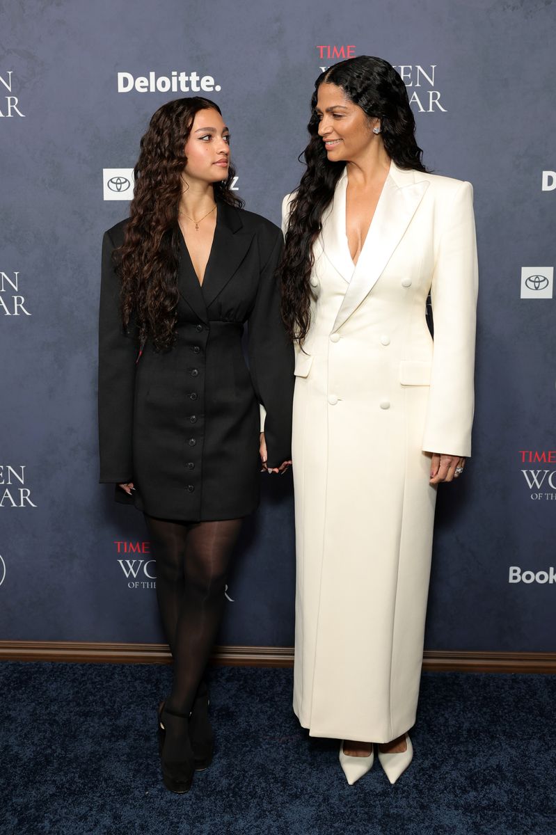 On this particular night, it was Camila and Vida who stole the show, proving that coordinated tailoring and effortless elegance can make one of the most memorable red carpet statements. 
