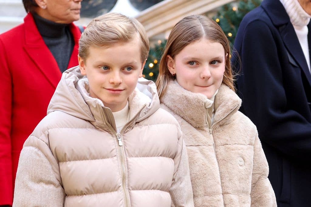 Prince Jacques attends the Monaco Christmas Tree Ceremony