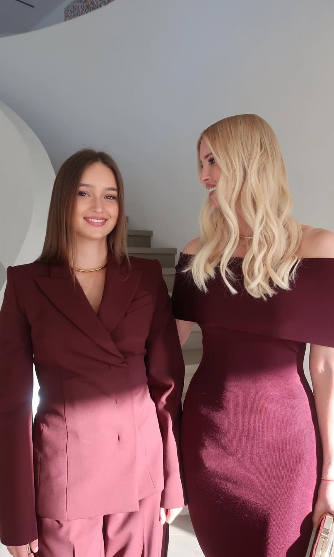 Ivanka and Arabella wore matching outfits recently, showing their striking similarity
