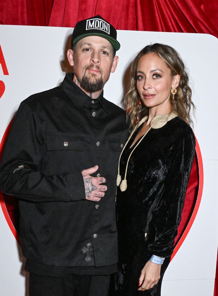 Joel Madden and Nicole Richie at Born x Raised 11th Annual Sadie Hawkins Winter Formal by Vans at Union Station on November 25, 2025 in Los Angeles, California. (Photo by Gilbert Flores/Variety via Getty Images) 