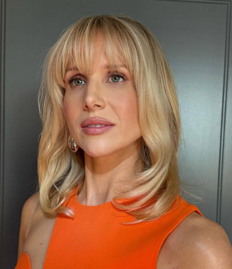 Buster said he had "an amazing morning" getting Lucy Punch ready for the TV BAFTAs