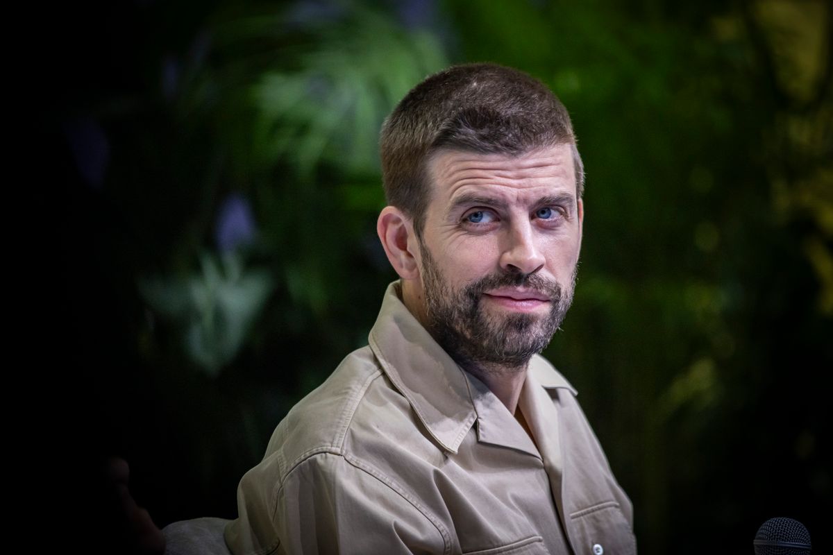 Gerard Pique of Spain the former professional footballer, multiple title holder and superstar of FC Barcelona speaking during his session at the BRIDGE Summit 2025 at Abu Dhabi National Exhibition Centre ADNEC, United Arab Emirates on December 10, 2025. Gerard Pique highlighted the global expansion of the Kings League and discussed the future of sport and media at the summit. (Photo by Nicolas Economou/NurPhoto via Getty Images)