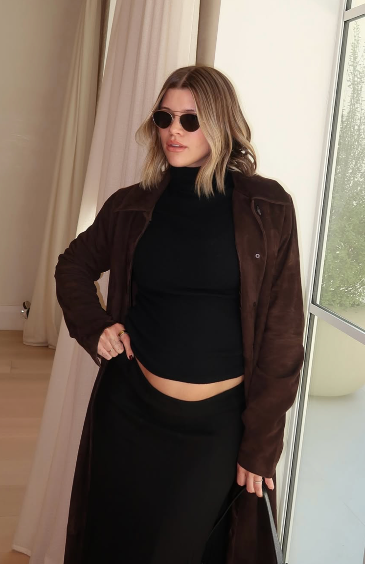 Richie and her husband, Elliot Grainge, CEO of Atlantic Records, are expecting their second child together. 
