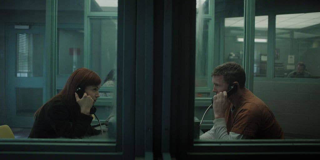 Britt Lower as Rachel Mills and Sam Worthington as David Burroughs in I Will Find You