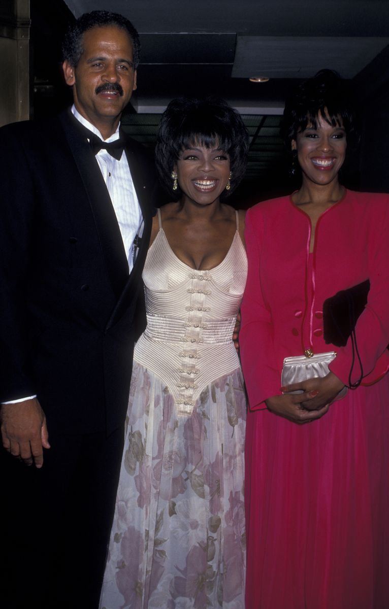 Steadman Graham, Oprah Winfrey and Gayle King attend 21st Annual Daytime Emmy Awards on May 25, 1994 at the Waldorf Astoria Hotel in New York City