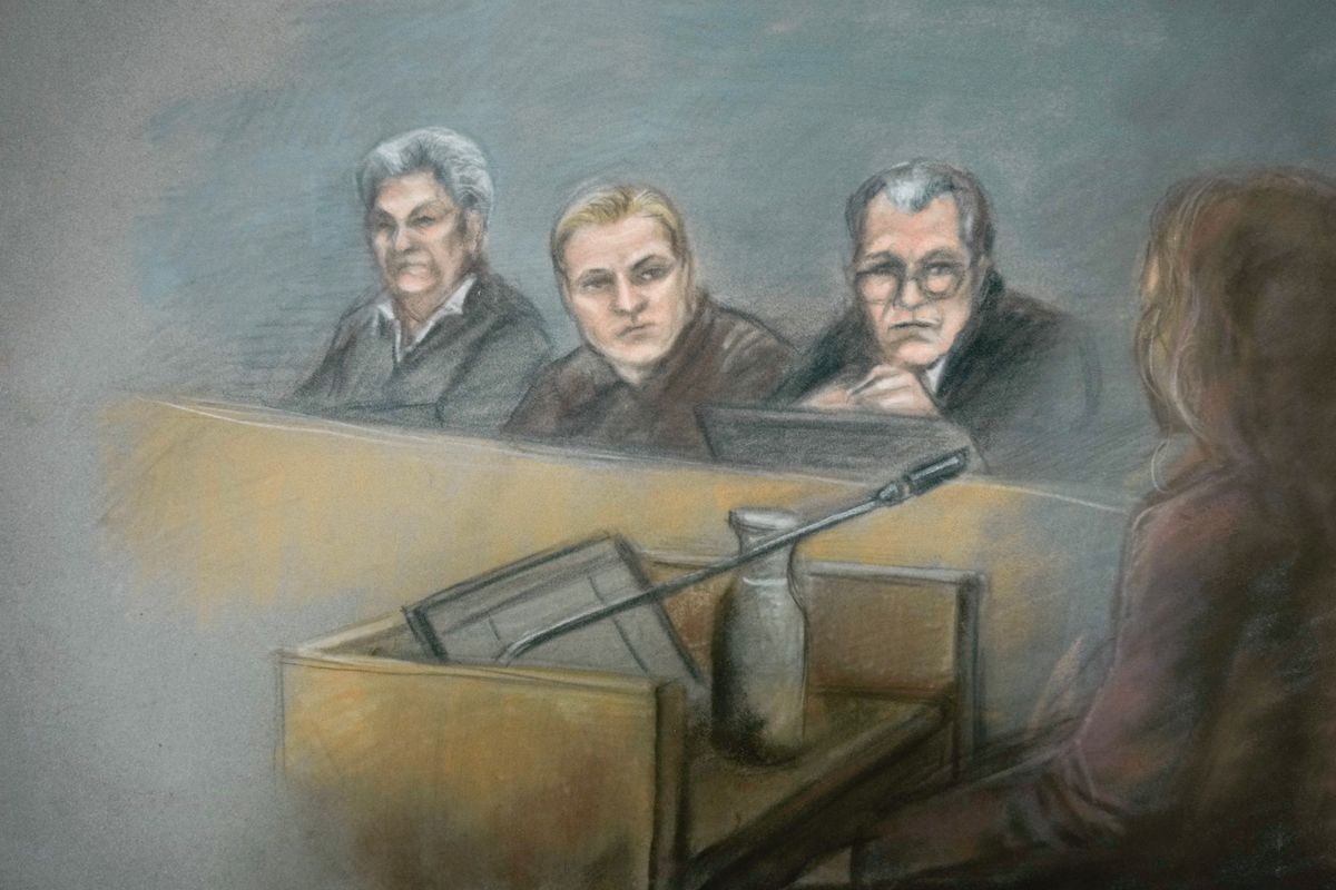 During his first appearances in court, Borg collapsed after experiencing an emotional moment